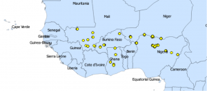 West Africa trial sites