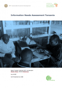 TZ information needs assessment
