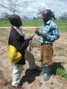 Daniel Lungo (Right), Utiga village Wanging’ombe District Njombe Region